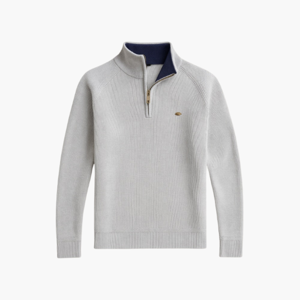 Suéter Masculino Meio Zíper Pesson Signature