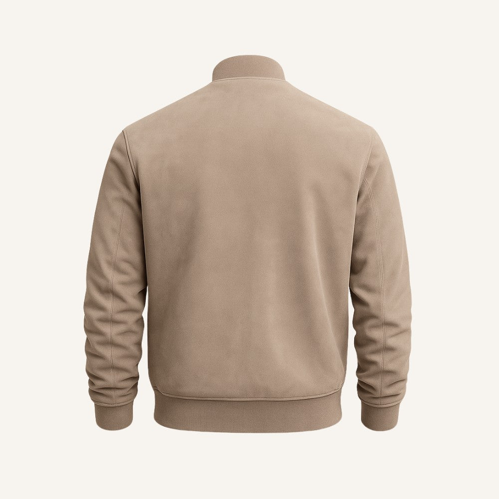 Jaqueta Masculina de Camurça Old Money Renoir