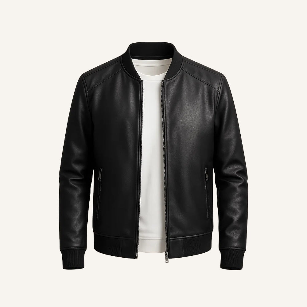 Jaqueta Masculina de Couro Gran Nero