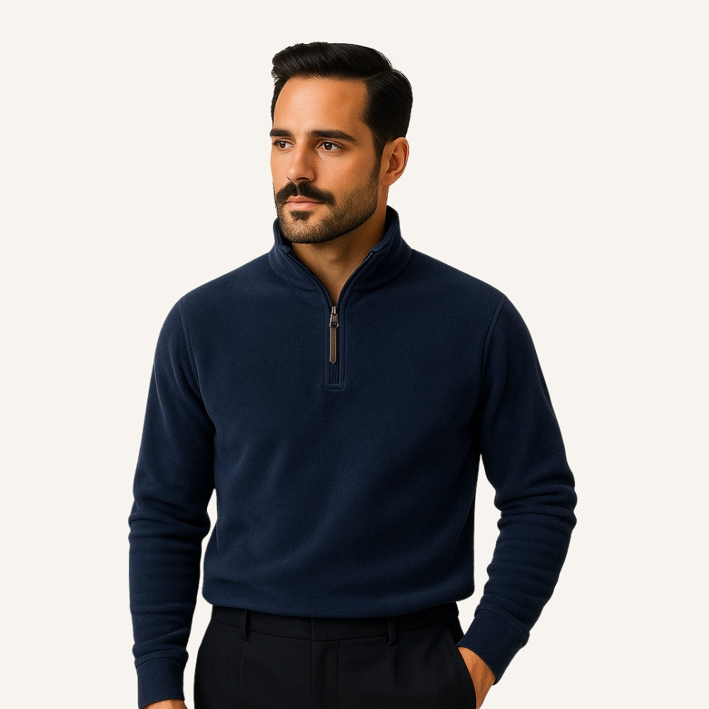 Suéter Masculino Meio Zíper Piemonte