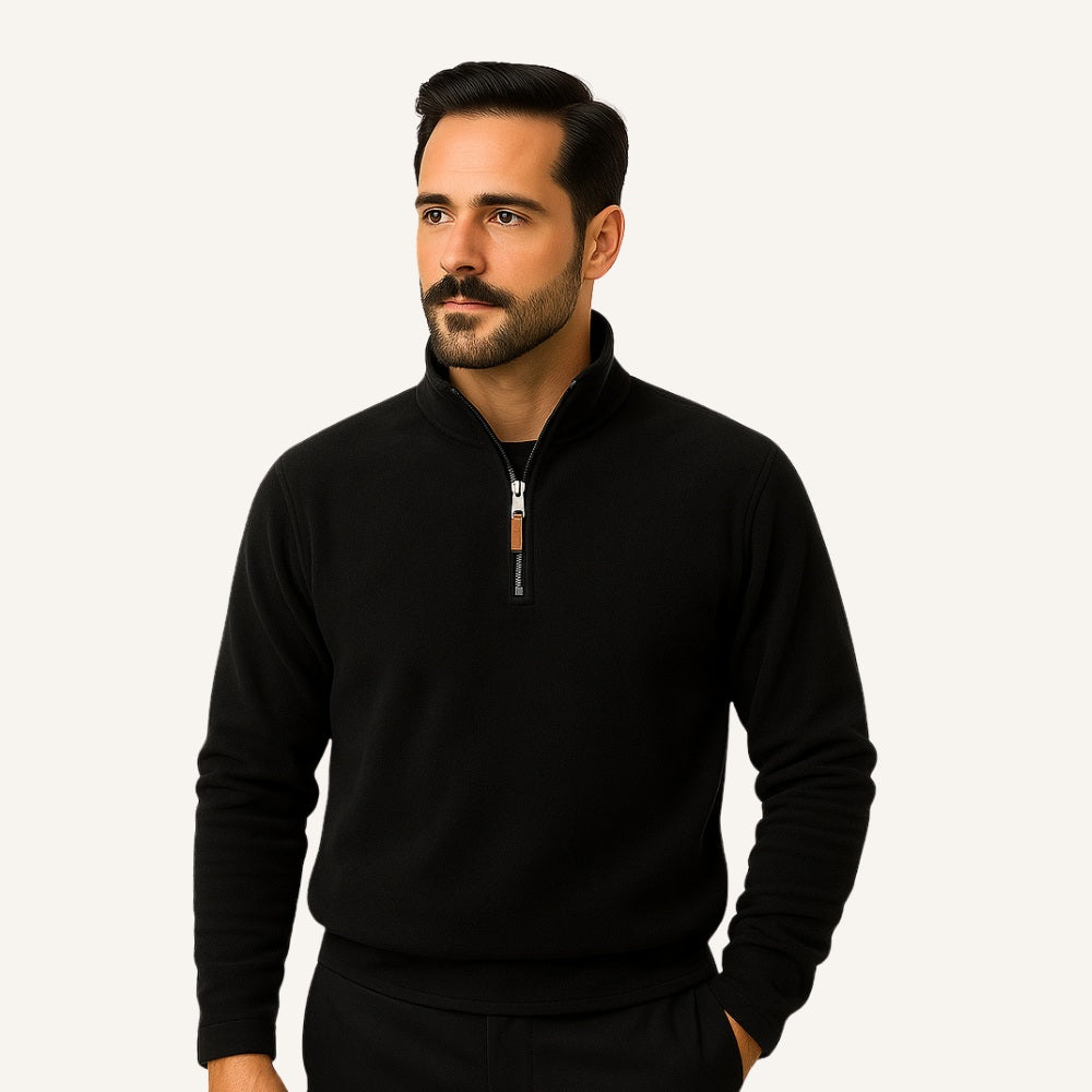 Suéter Masculino Meio Zíper Piemonte