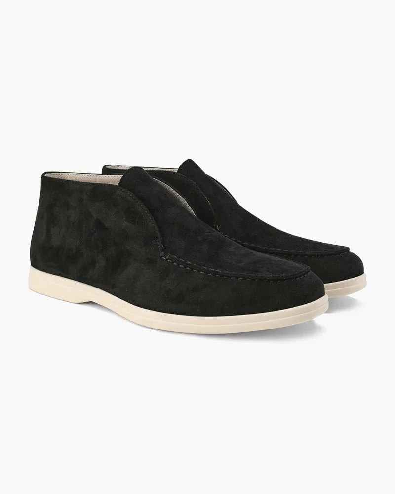 Mocassins de camurça cano médio - Honman Oficial