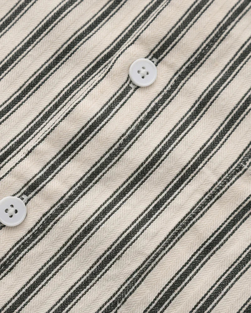 Camisa de manga longa listrada - Honman Oficial