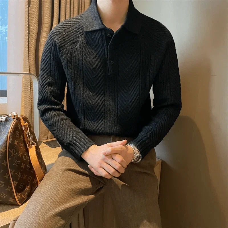 Camisa Polo manga longa tricot Honman® Essenza - Honman Oficial