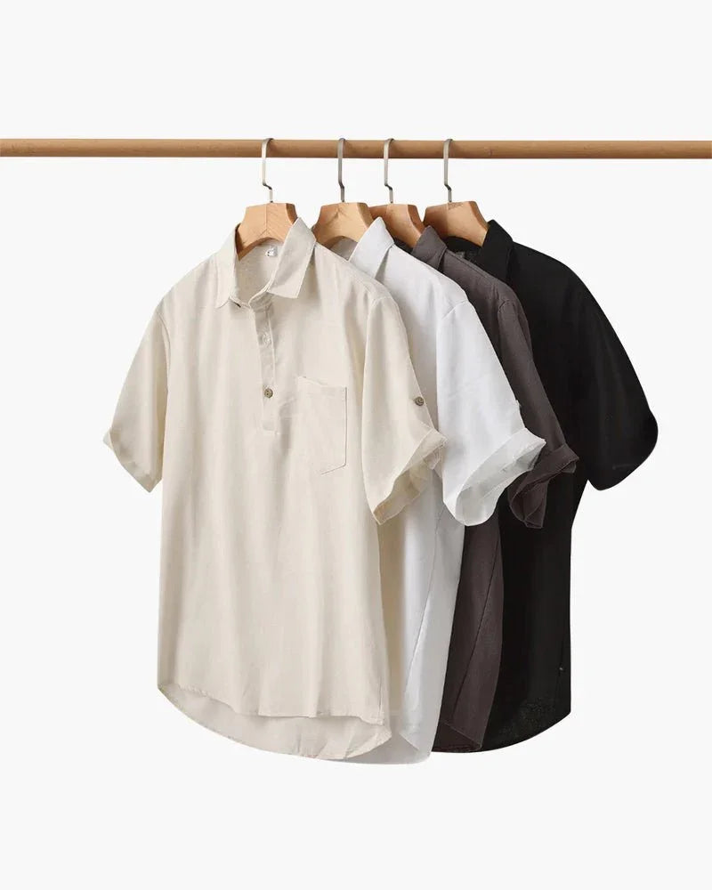 Camisa Linho Polo Casablanca - Honman Oficial