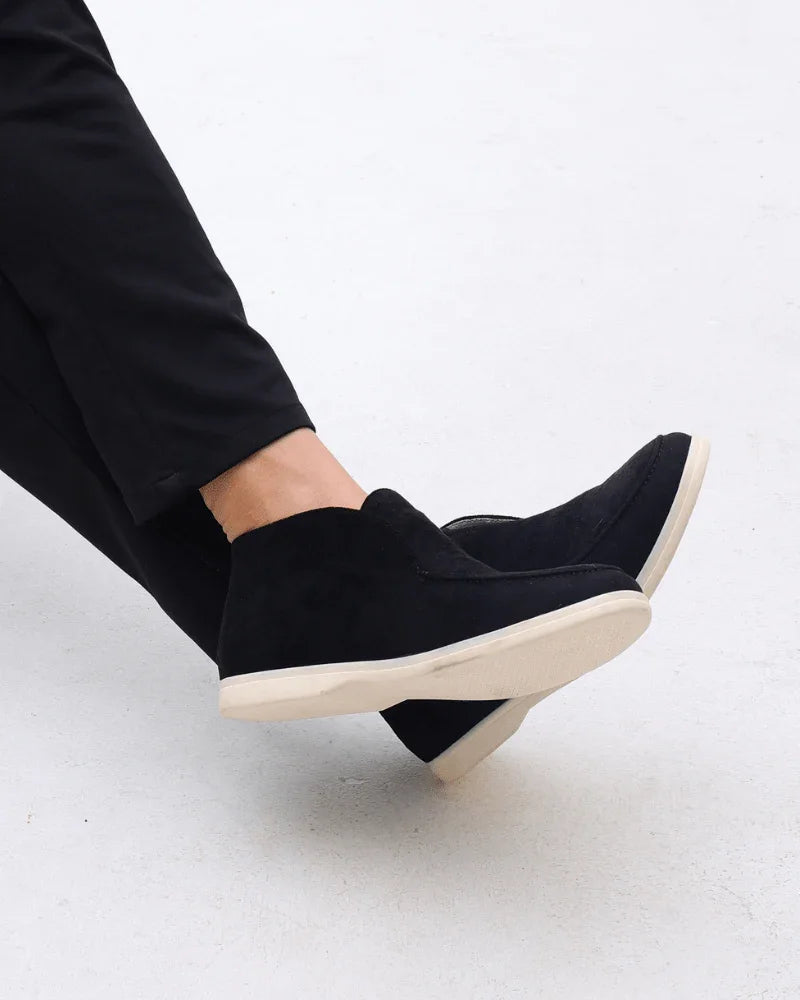 Mocassins de camurça cano médio - Honman Oficial