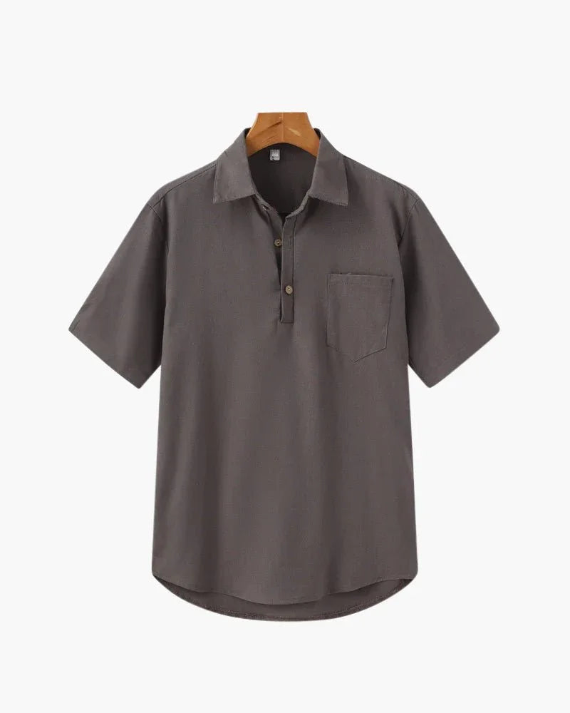 Camisa Linho Polo Casablanca - Honman Oficial