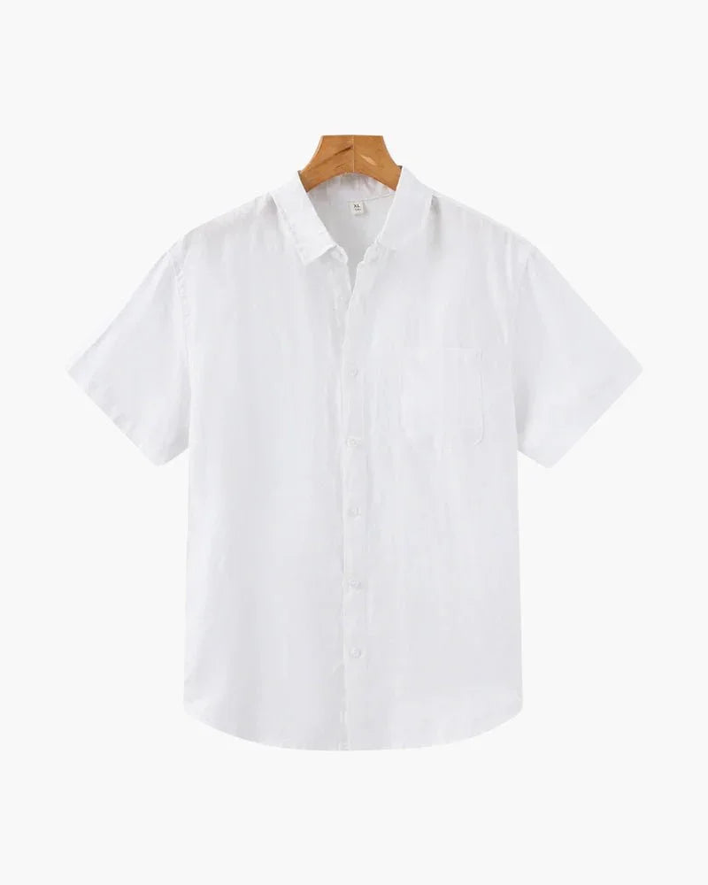 Cabo Verde - Camisa de Linho Manga Curta - Honman Oficial