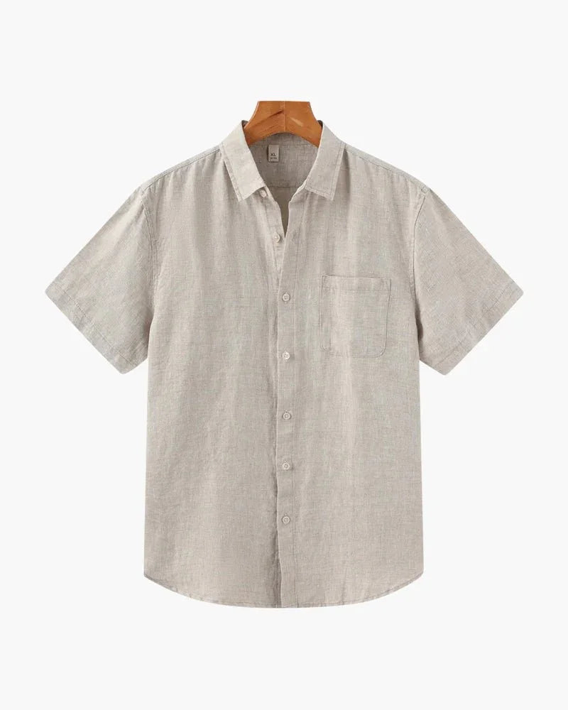 Cabo Verde - Camisa de Linho Manga Curta - Honman Oficial