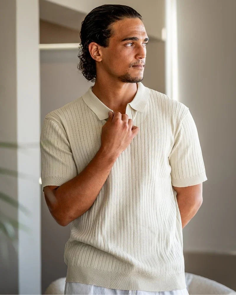 Camisa Polo Premium Ribbed - Honman Oficial