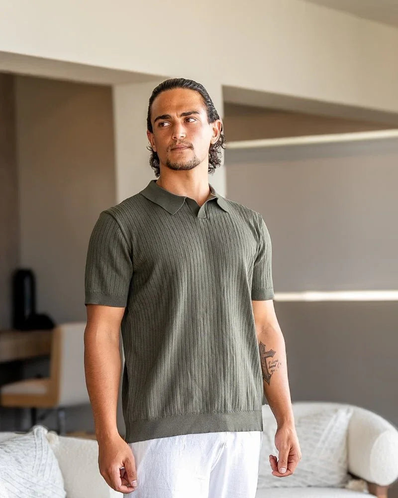 Camisa Polo Premium Ribbed - Honman Oficial