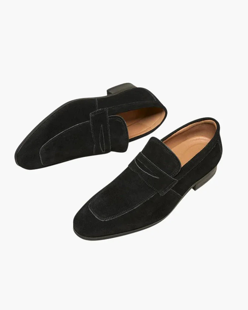 Mocassins de camurça estilo Penny - Honman Oficial