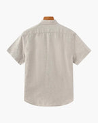 Cabo Verde - Camisa de Linho Manga Curta - Honman Oficial