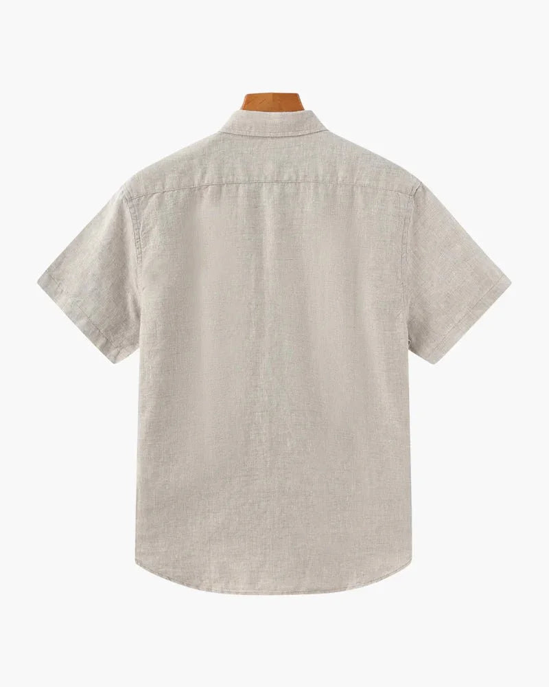 Cabo Verde - Camisa de Linho Manga Curta - Honman Oficial