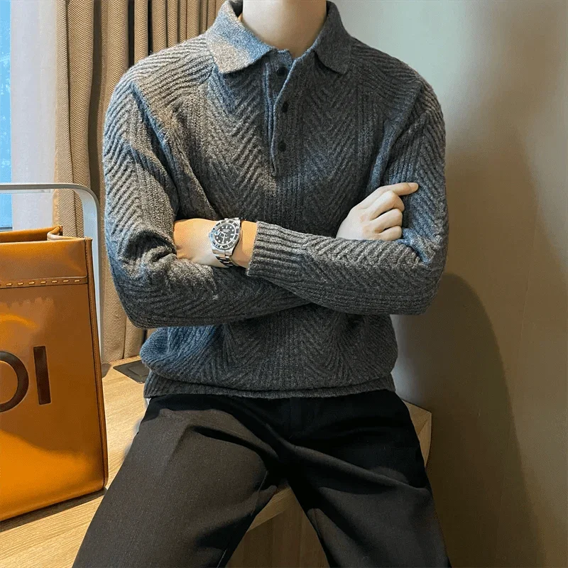 Camisa Polo manga longa tricot Honman® Essenza - Honman Oficial