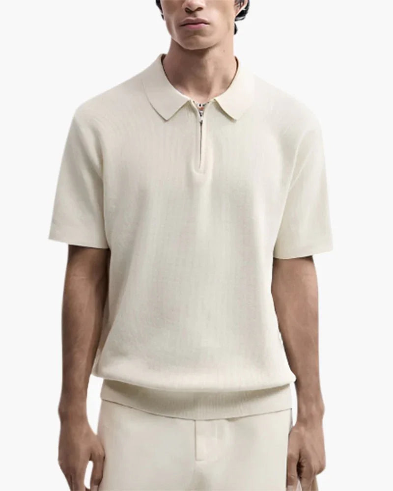 Camisa Polo com Ziper Marbella - Honman Oficial