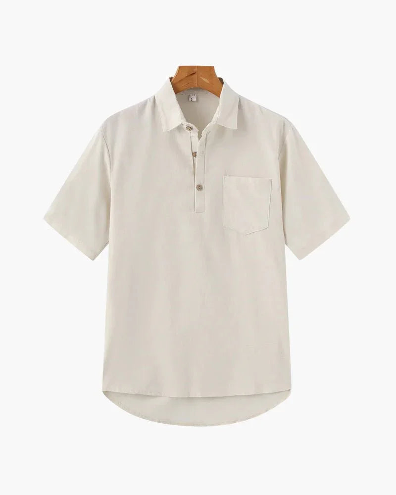 Camisa Linho Polo Casablanca - Honman Oficial