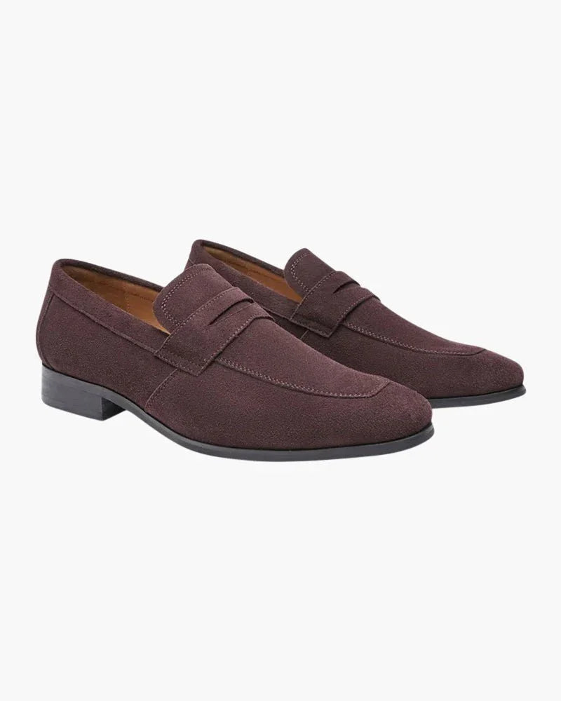 Mocassins de camurça estilo Penny - Honman Oficial