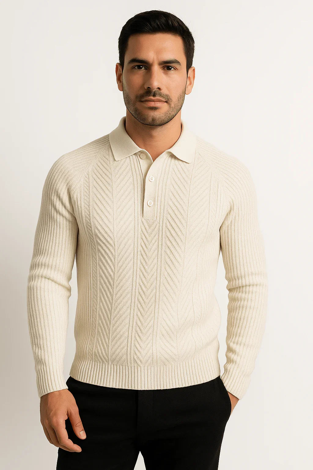 Camisa Polo manga longa tricot Honman® Essenza - Honman Oficial