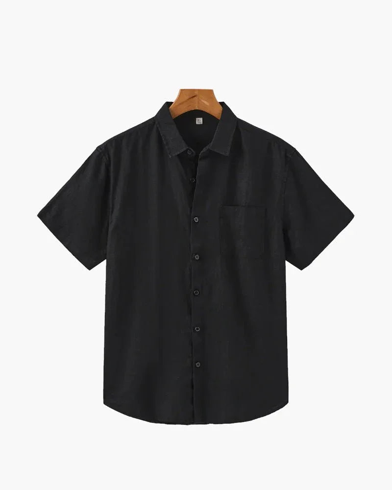 Cabo Verde - Camisa de Linho Manga Curta - Honman Oficial