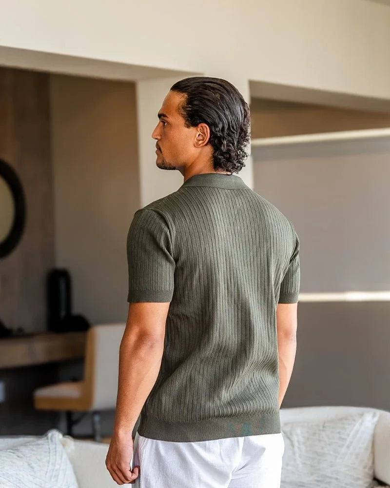 Camisa Polo Premium Ribbed - Honman Oficial
