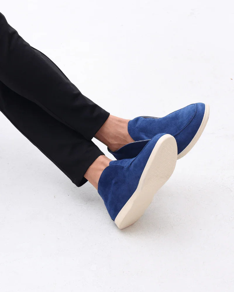 Mocassins de camurça cano médio - Honman Oficial