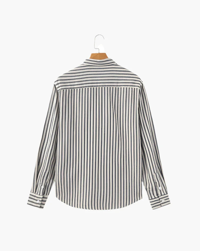 Camisa de manga longa listrada - Honman Oficial