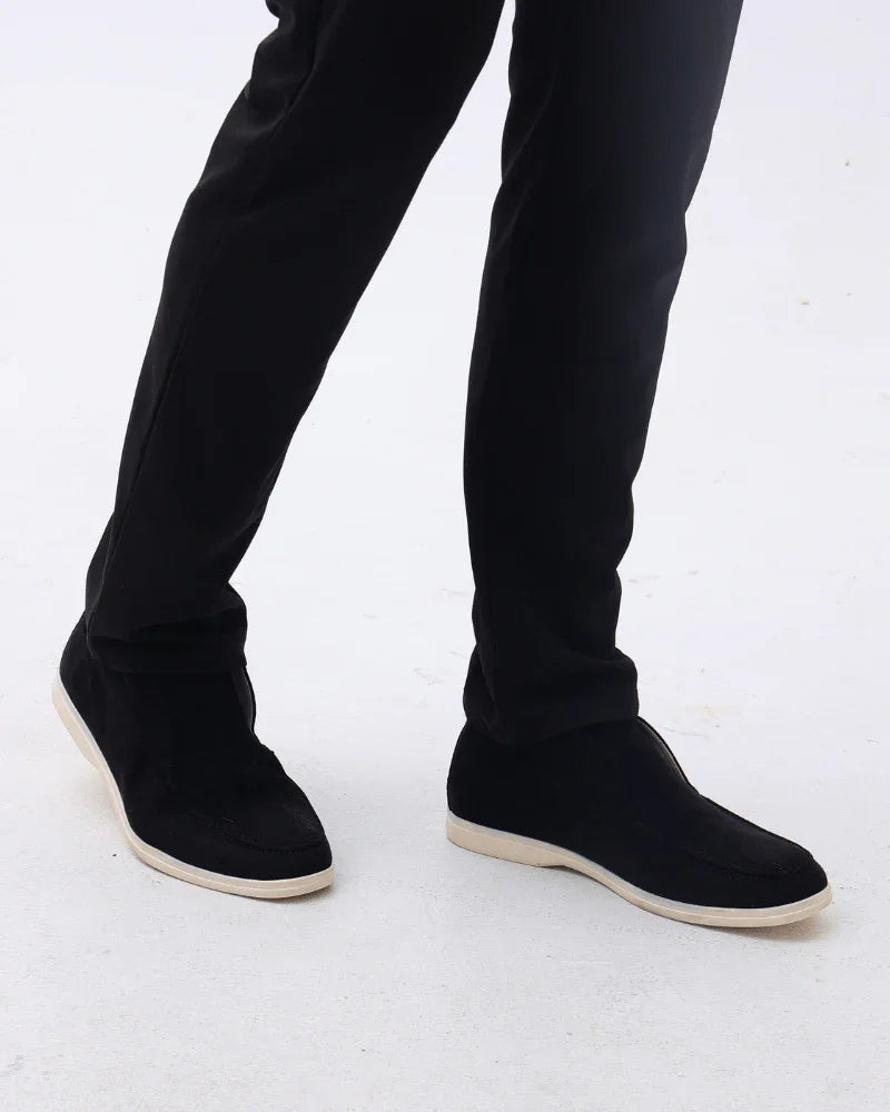 Mocassins de camurça cano médio - Honman Oficial