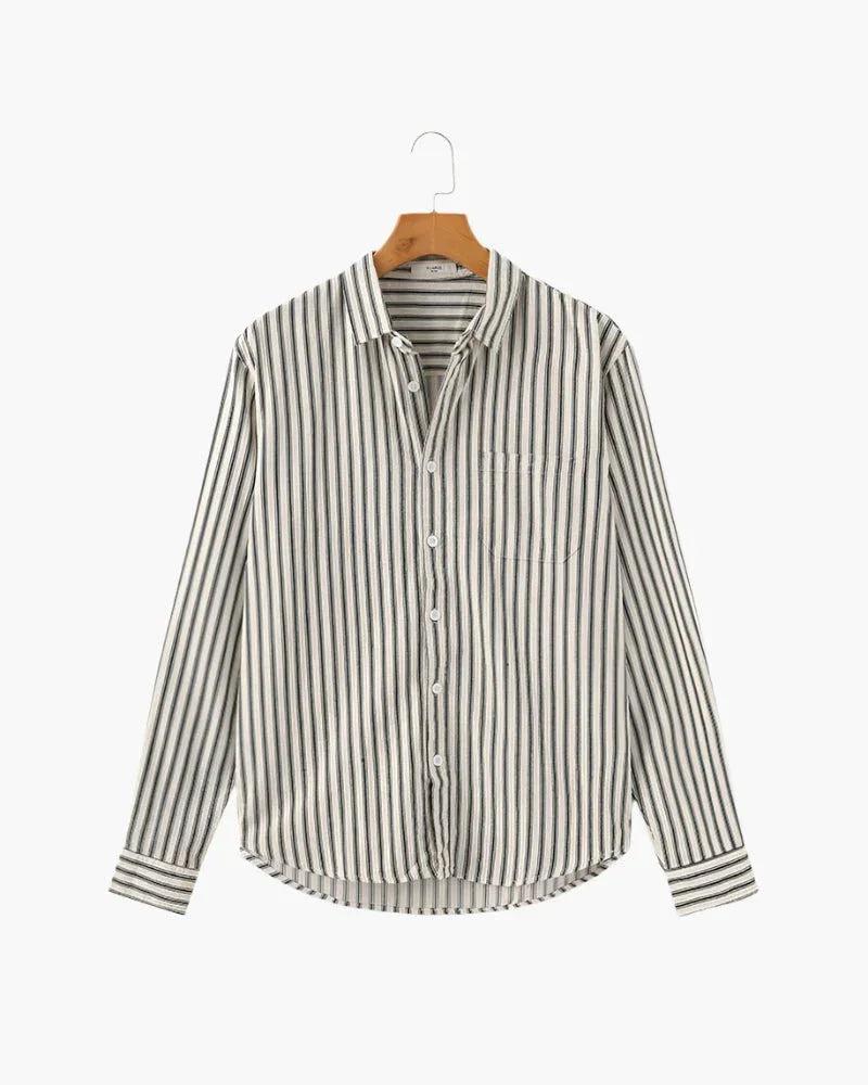 Camisa de manga longa listrada - Honman Oficial