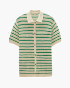 Marbella - Camisa de botões de malha - Honman Oficial
