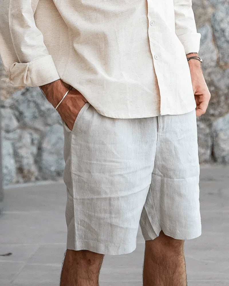 Shorts de Linho Premium Casablanca - Honman Oficial