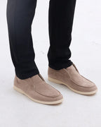 Mocassins de camurça cano médio - Honman Oficial