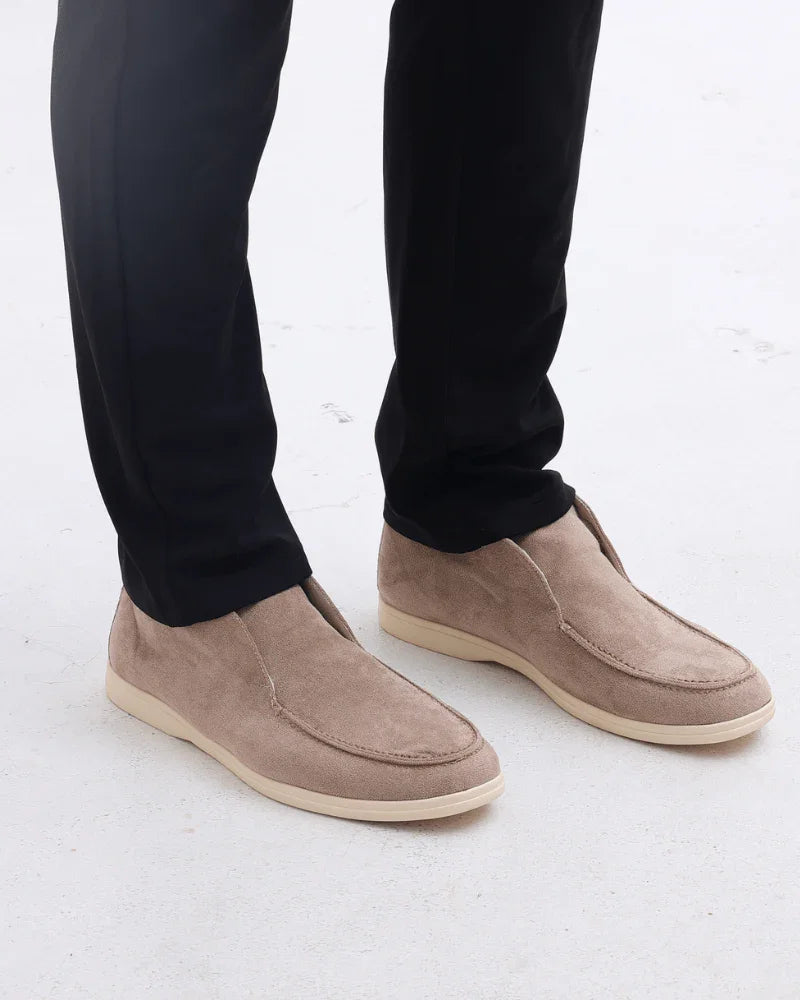 Mocassins de camurça cano médio - Honman Oficial