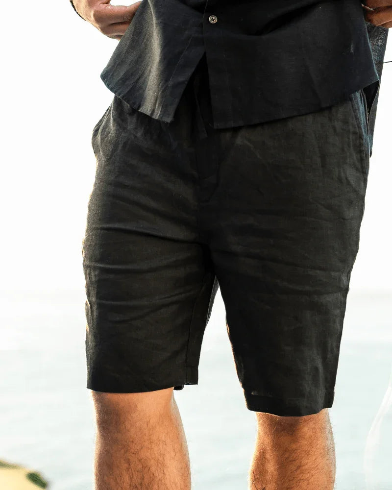 Shorts de Linho Premium Casablanca - Honman Oficial