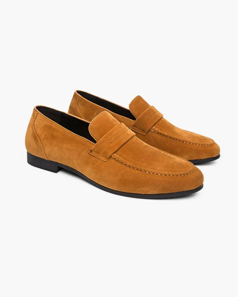 Mocassins de camurça estilo Penny - Honman Oficial